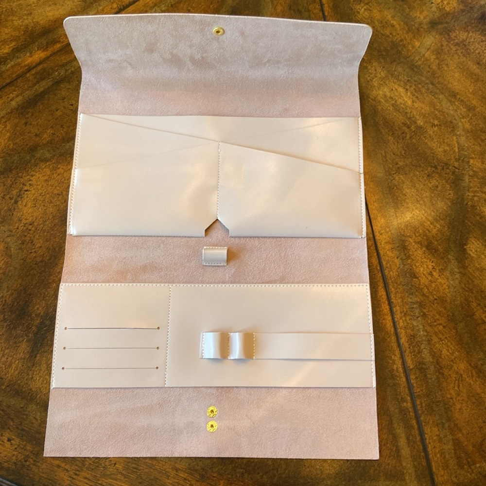 NEW in bag. Glass Ladder & Co. Megan Blush Pink Portfolio Clutch. 12.5” tablet - Picture 10 of 10